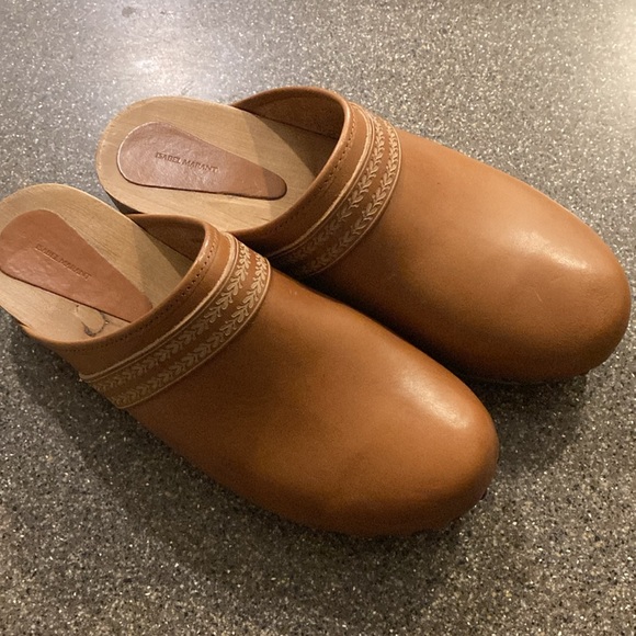 Isabel Marant Tooled Banded Thalie Clog in Cognac Brown 40 - Picture 3 of 9